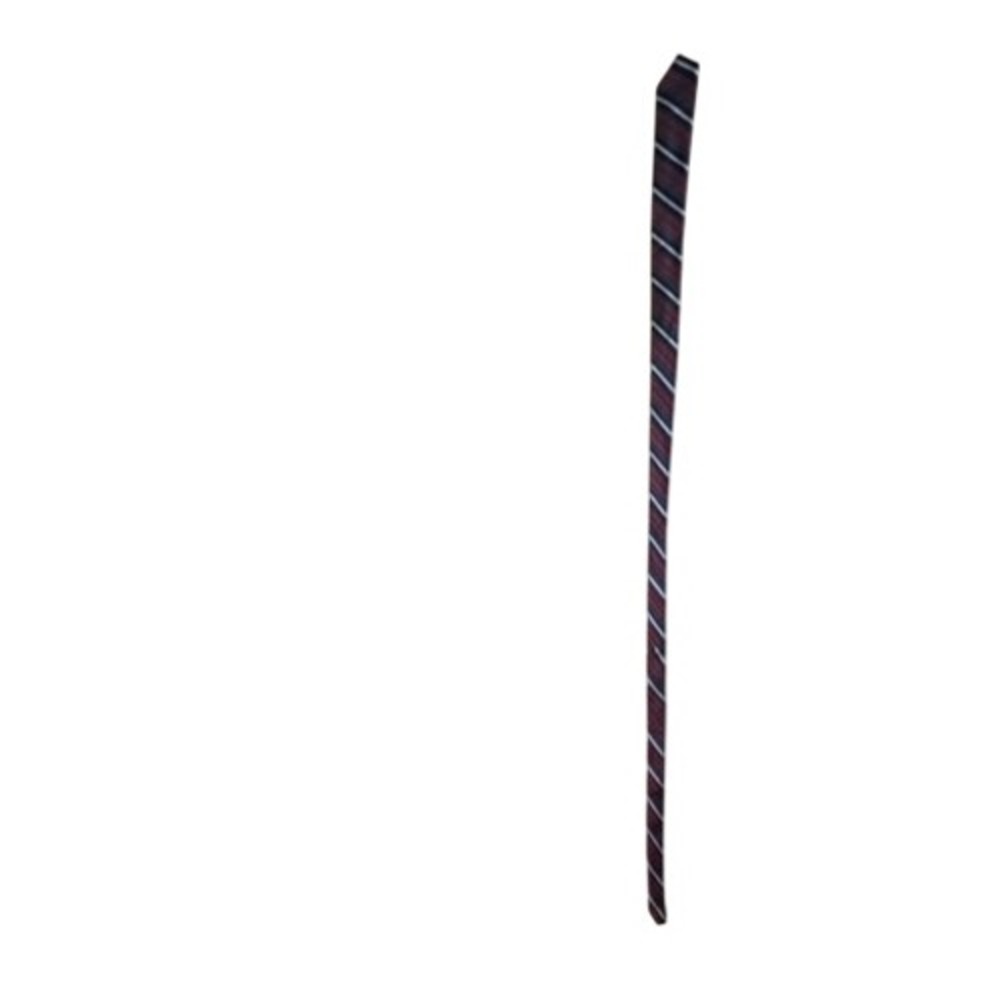 "Black Brown 1826" Silk Burgundy Blue Stripe Classic Men's Rep Tie Preppy Class - Picture 5 of 9
